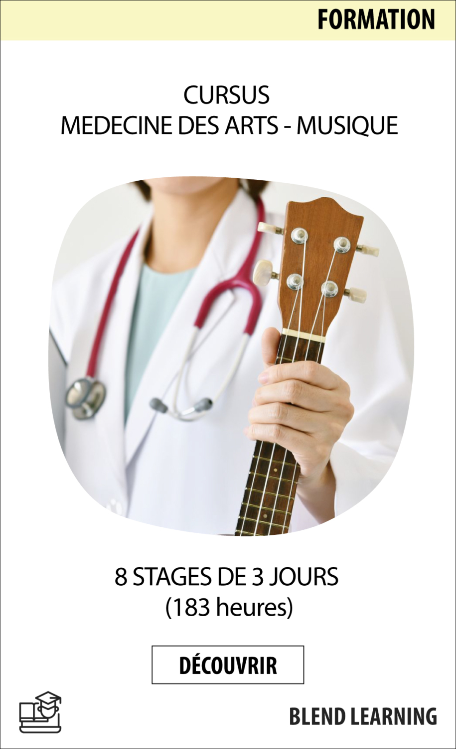 Cursus Médecine des Arts-musique : 8 stages de 3 jours