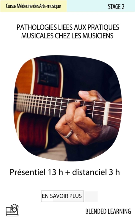 Formation, pathologies liées aux pratiques musicales - Médecine des Arts®