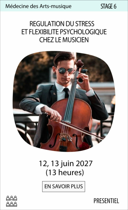 Stage sur la régulation du stress chez le musicien